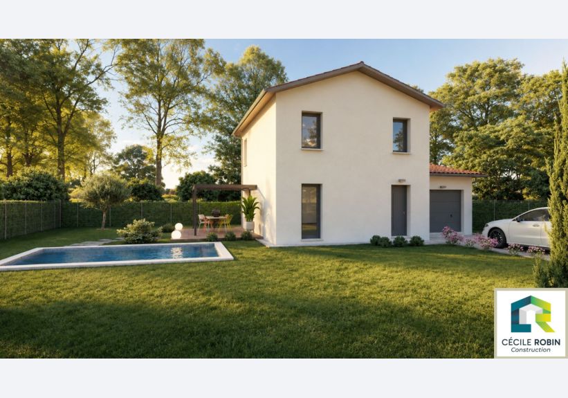 Image du modèle de maison R+1 90 m² EXT 1