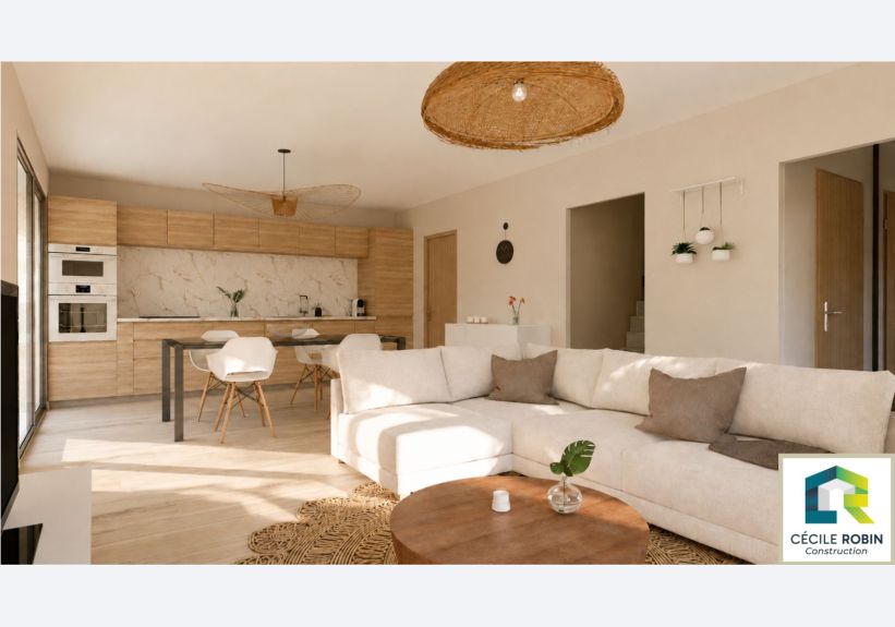Image du modèle de maison R+1 90 m² INT 1