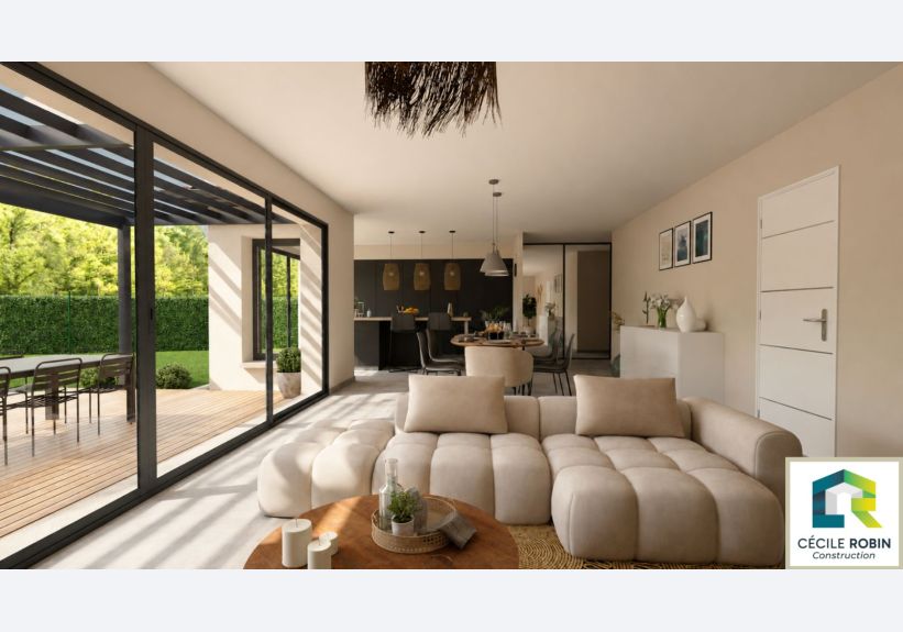 Image du modèle de maison PP LE COTEAU 103 m² INT