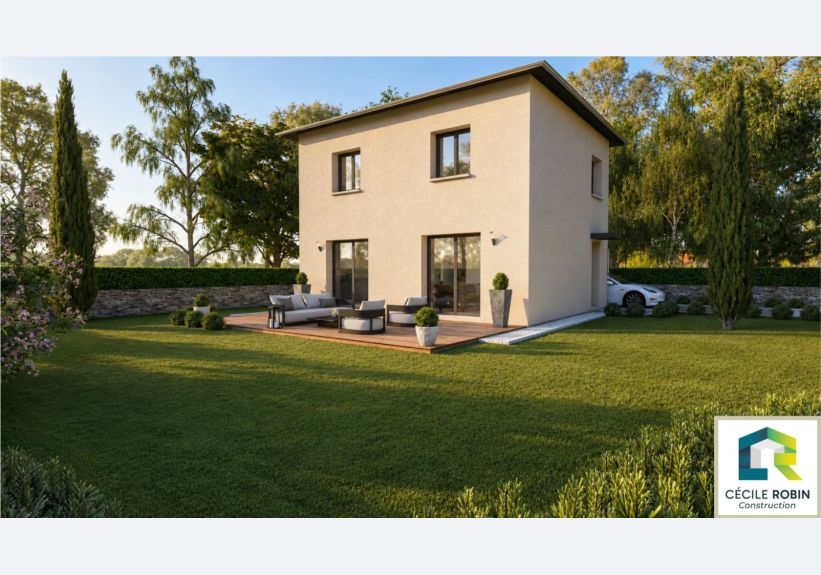Image du modèle de maison R+1 80 m² EXT 2