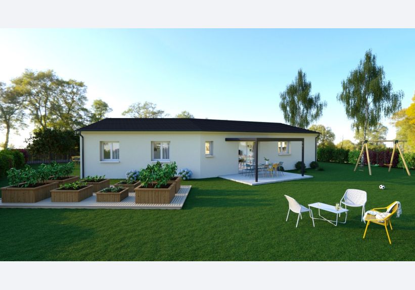 Image du modèle de maison CAMELIA extérieur arrière 1