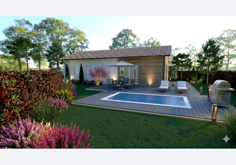 Image du modèle de maison rectangle 90 gemini