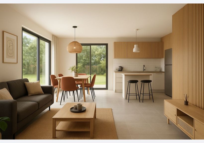Image du modèle de maison rectangle sans garage