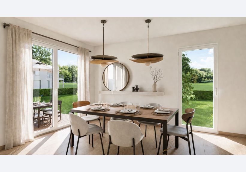 Image du modèle de maison Salle a manger NEIGE