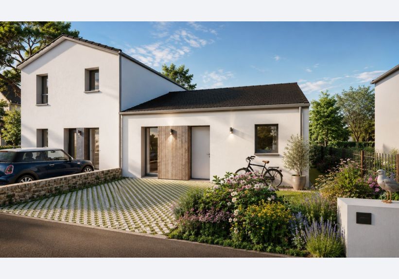 Image du modèle de maison avant PP 65m²