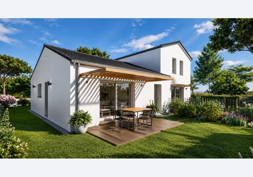 Image du modèle de maison arrière PP 65m²