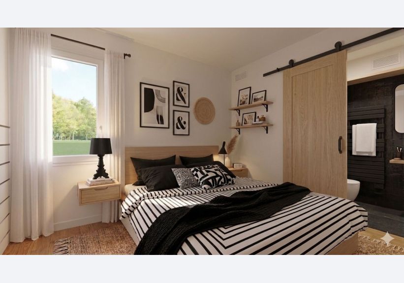 Image du modèle de maison chambre parents salle d'eau moderne (1)