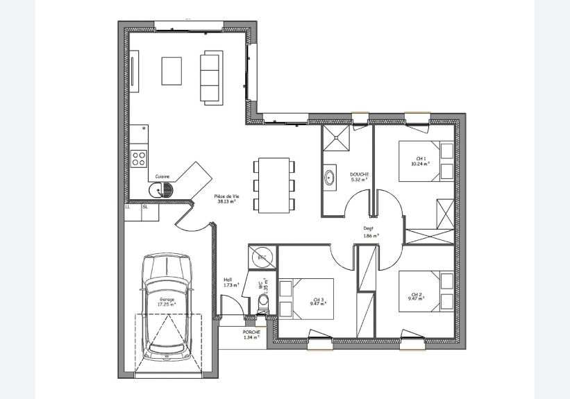 Image du modèle de maison Plan-sans-cotes