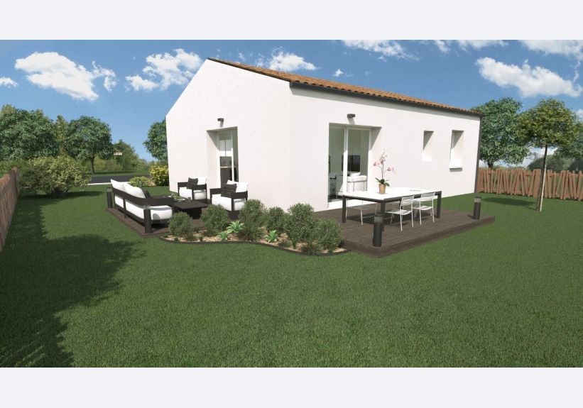 Image du modèle de maison galatée arrière