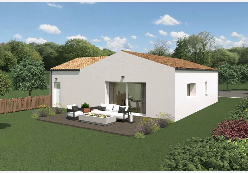 Image du modèle de maison hélicé façade arrière non pmr bis