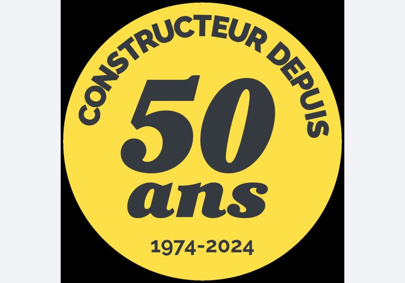 Image du modèle de maison Badge 50ans