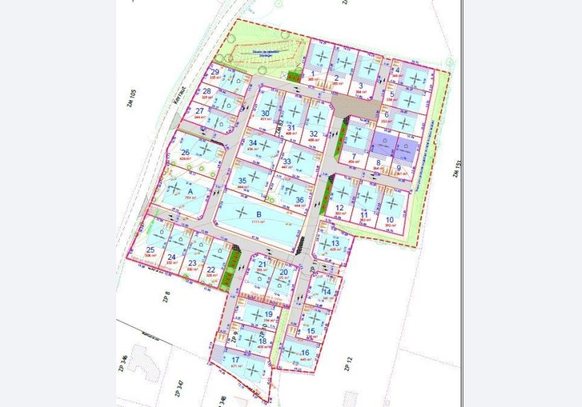 Image du modèle de maison PLAN DE COMPOSITION LE CLOS DES ACACIAS MARZAN