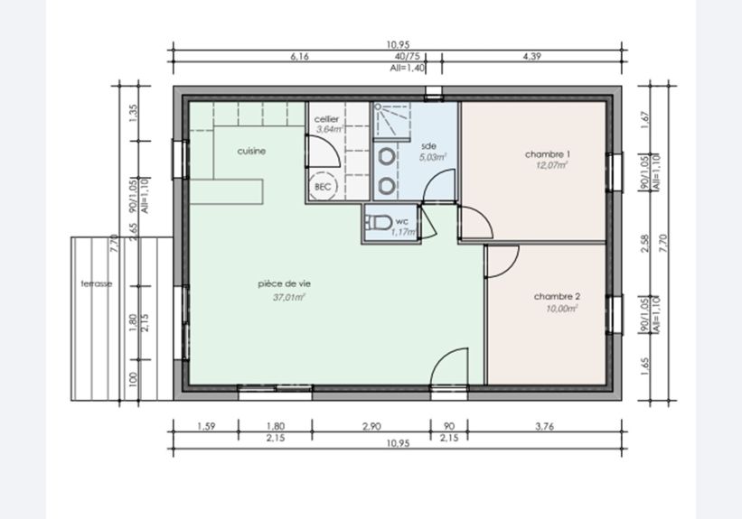 Image du modèle de maison PLAN PONC