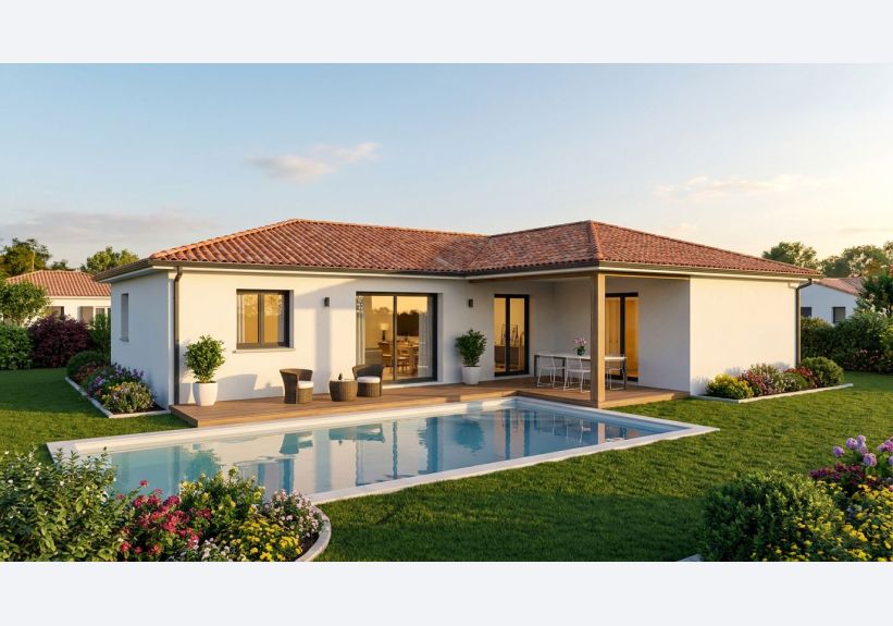 Image du modèle de maison Façade sud