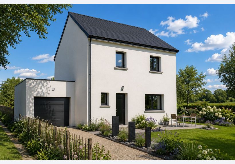Image du modèle de maison LAGON 105m² ARDOISE + GGE BAC_Jour