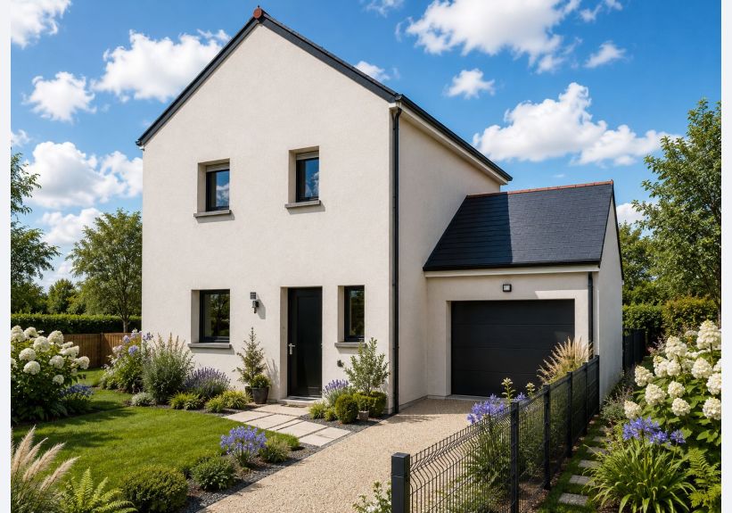 Image du modèle de maison ANEMONE 85m² ARDOISE_Jour