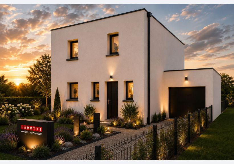 Image du modèle de maison ANEMONE 105m² TOIT TERRASSE_Nuit