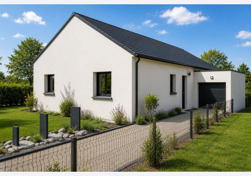 Image du modèle de maison GIRELLE 95m² ARDOISE + GGE BAC_Jour
