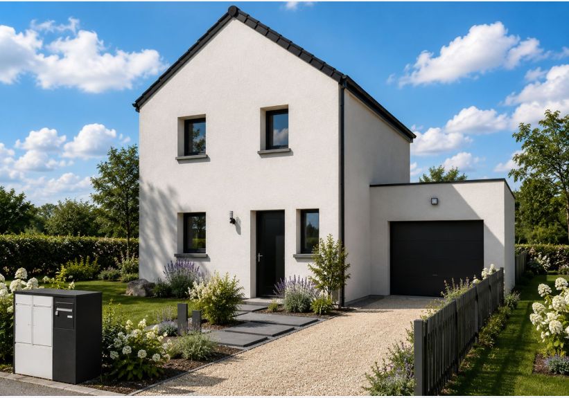 Image du modèle de maison ANEMONE 85m² ARDOISE + GGE BAC_Jour