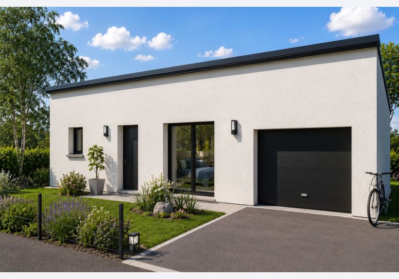 Image du modèle de maison CORAIL 75m² MONOPENTE_Jour