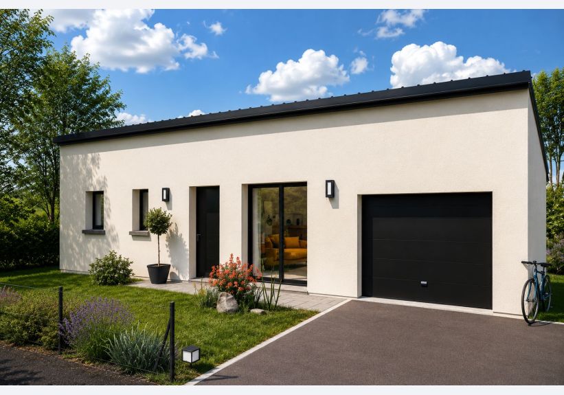 Image du modèle de maison CORAIL 85m² MONOPENTE_Jour