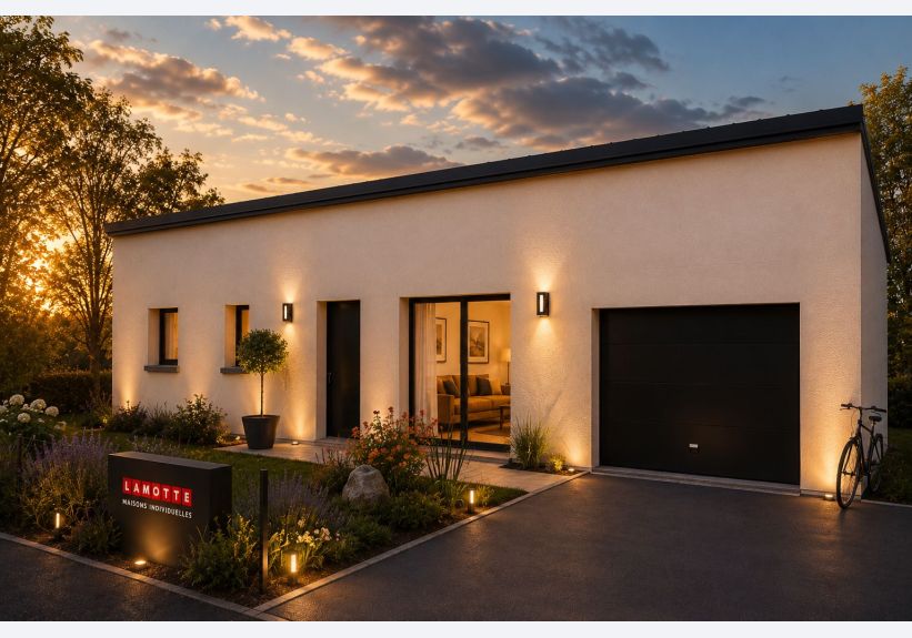 Image du modèle de maison CORAIL 85m² MONOPENTE_Nuit