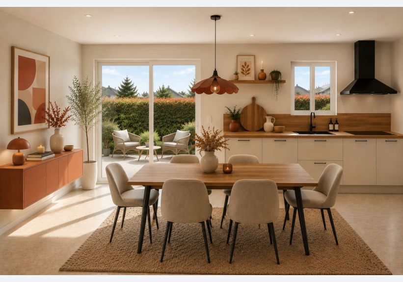 Image du modèle de maison Cuisine.salle à manger