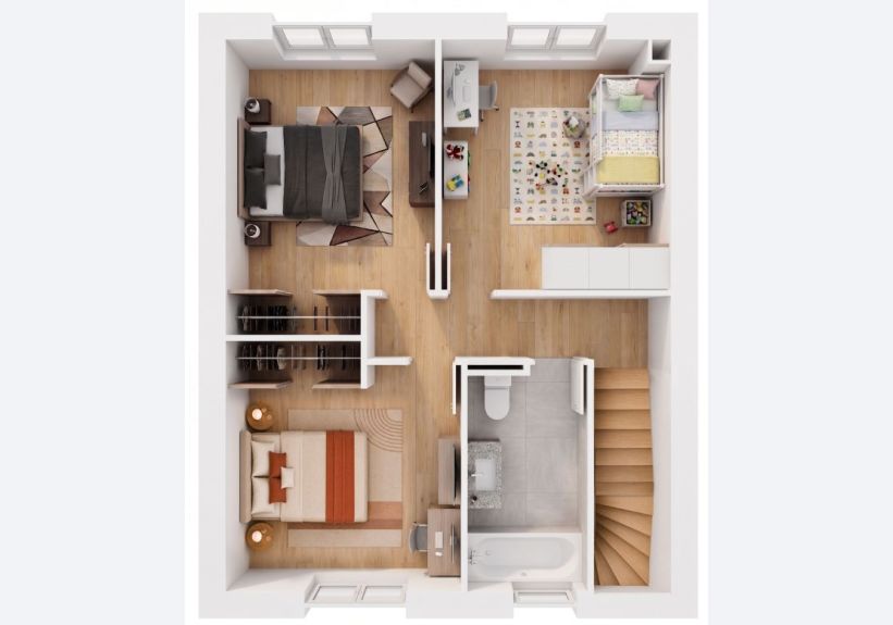 Image du modèle de maison 14v2_etage - copie