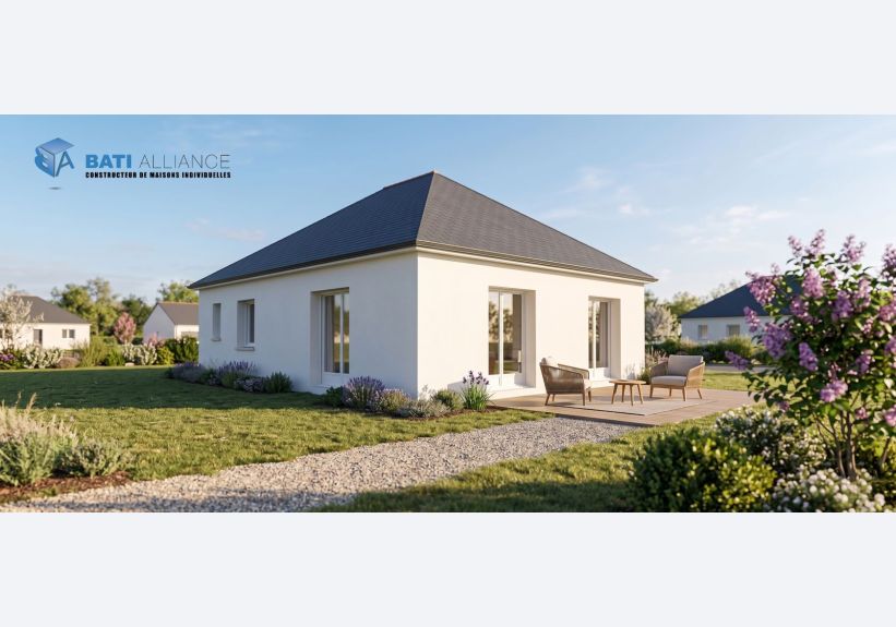 Image du modèle de maison MPP58-Vue2arr