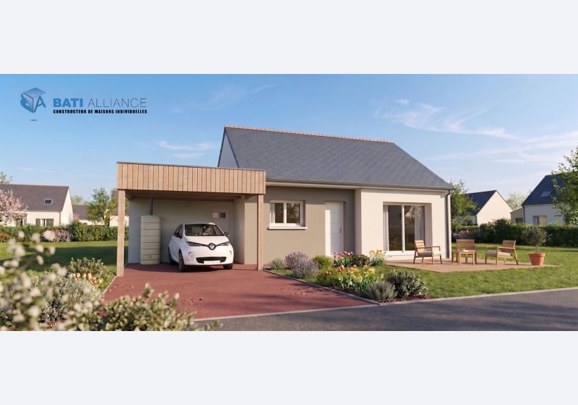 Image du modèle de maison MPP55 - Vue1Avt