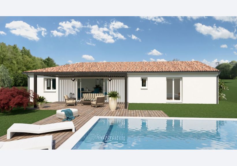 Image du modèle de maison FACADE ARRIERE