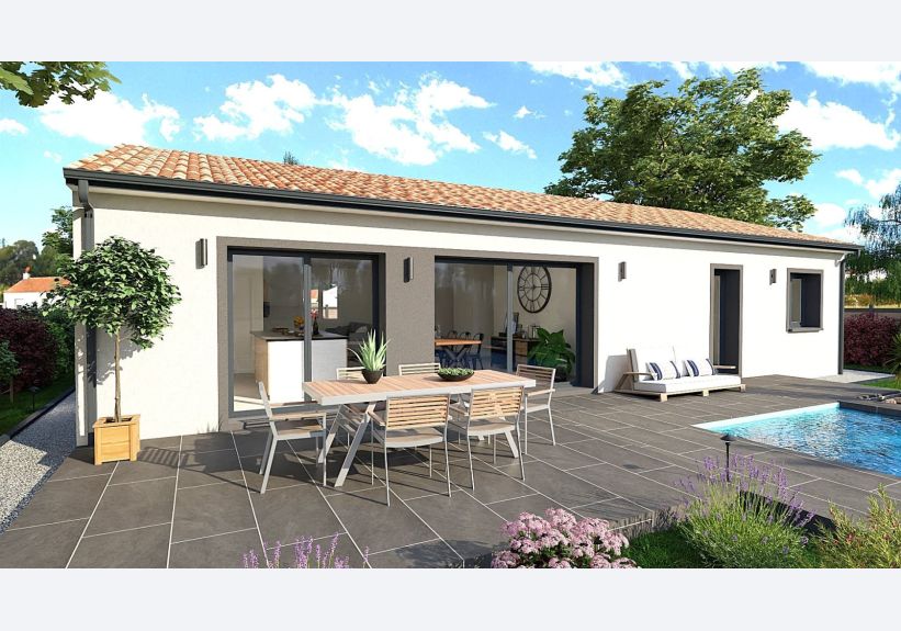 Image du modèle de maison FACADE ARRIERE