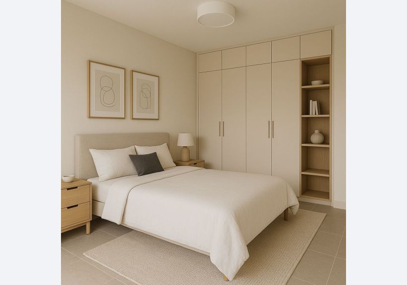 Image du modèle de maison Chambre minimaliste et lumineuse