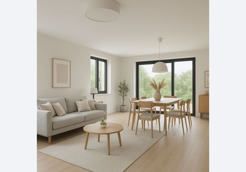 Image du modèle de maison Intérieur scandinave lumineux et moderne