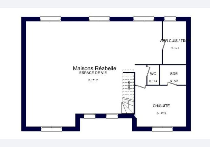 Image du modèle de maison RDC