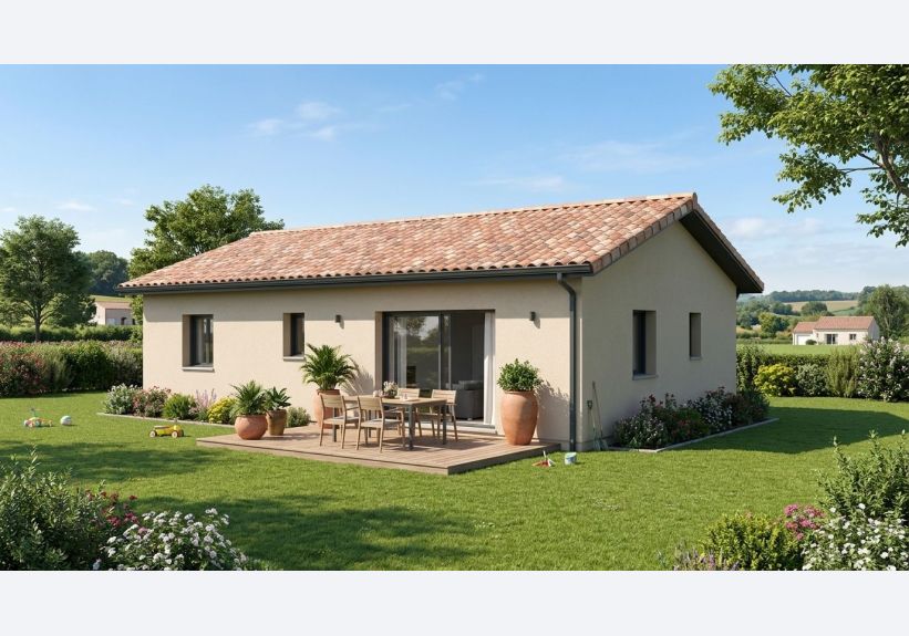 Image du modèle de maison Vue 2 arrière