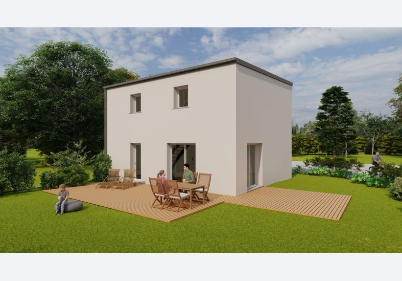 Image du modèle de maison Bonheur jardin