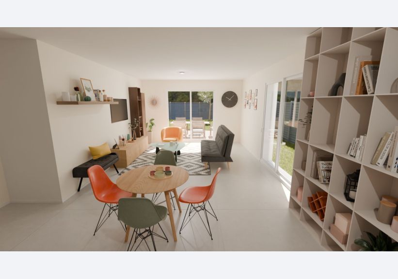 Image du modèle de maison vue intérieure 1 maison terrain péridy bressuire