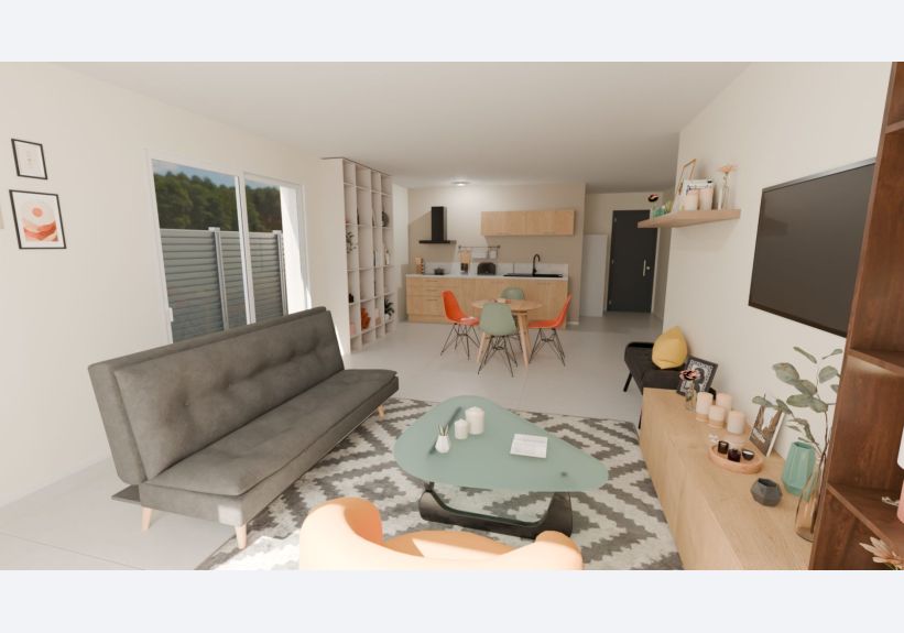 Image du modèle de maison vue intérieure 2 maison terrain péridy bressuire