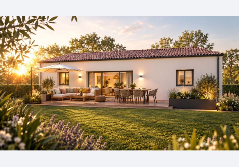 Image du modèle de maison jardin