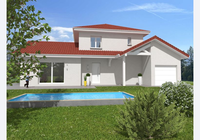 Image du modèle de maison CHARMETTE 410 ROUGE (2)