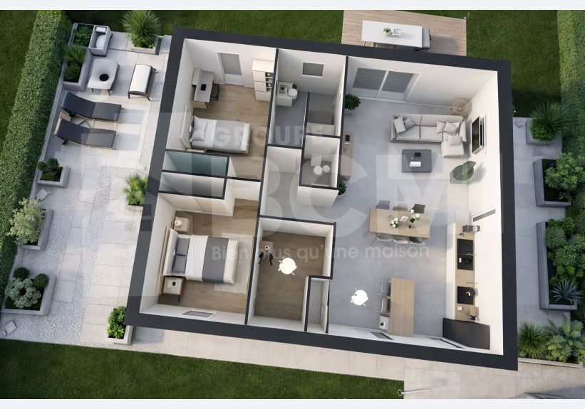 Image du modèle de maison plan 3d kiwi