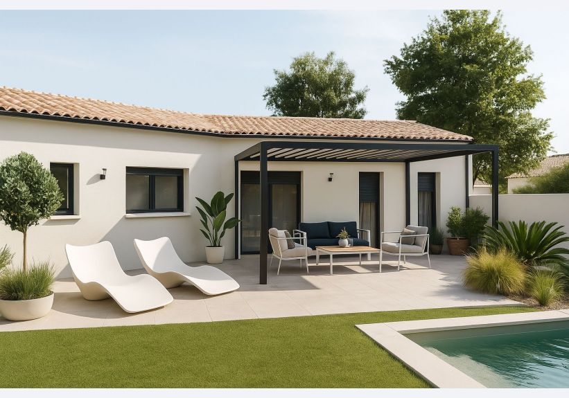 Image du modèle de maison 20250709_1713_Extérieur Moderne Lumineux_remix_01jzqvwd0te4a81hr98wze99qs
