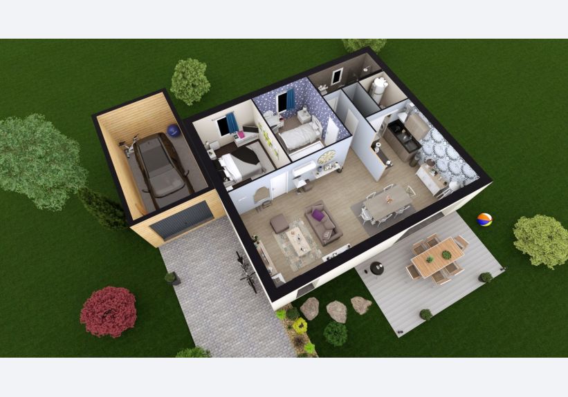 Image du modèle de maison 70m2