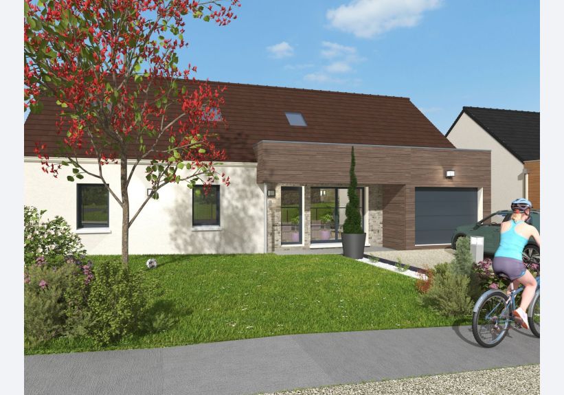 Image du modèle de maison Lot 1 - Jour_final+PE