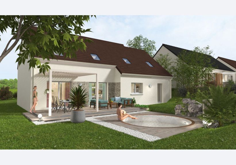 Image du modèle de maison Lot 3 Arrière jour_final