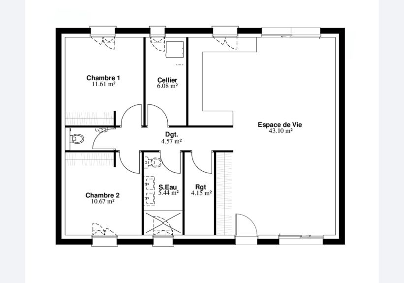 Image du modèle de maison APOLLINE-PLAN SANS COTES