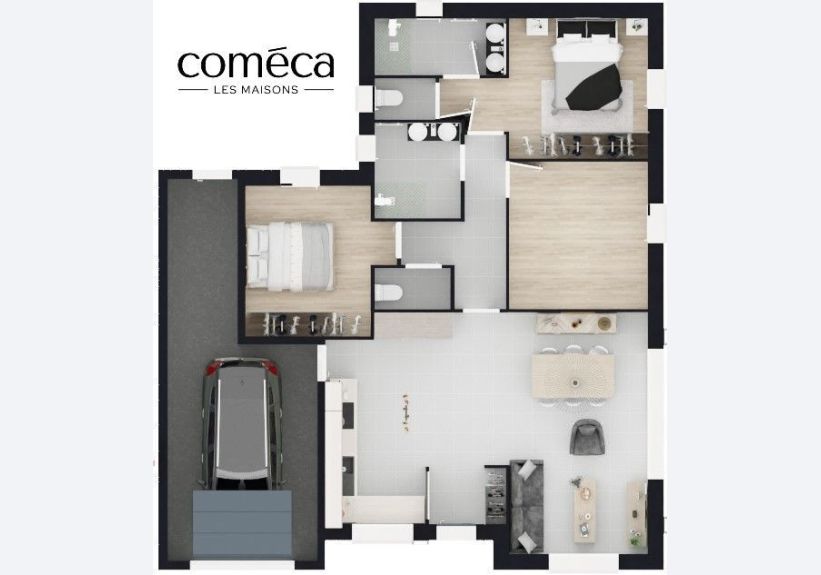 Image du modèle de maison Plan Masse