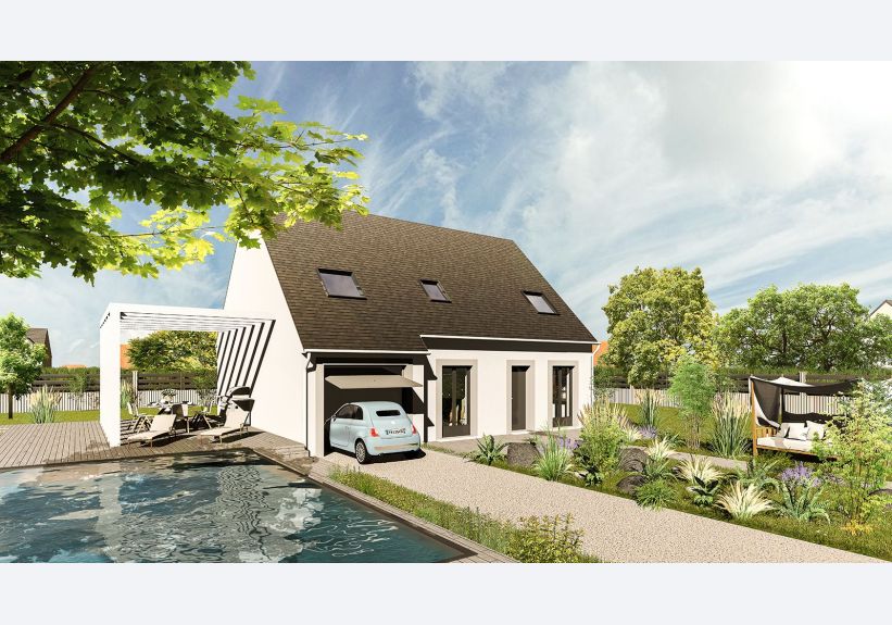 Image du modèle de maison B-SÉLÉNÉ-R+C GI 110 T6 - 5V+C