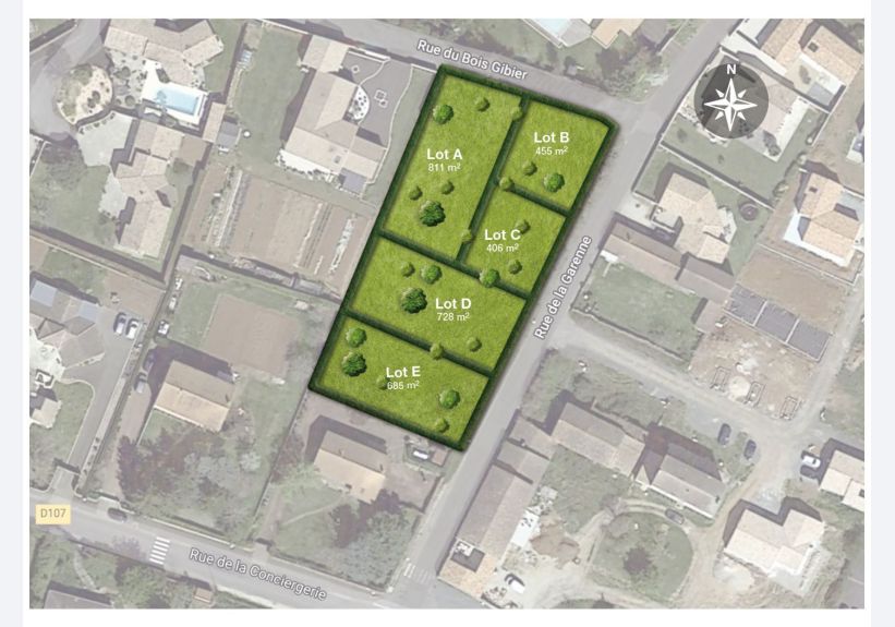Image du modèle de maison plan de masse Chauray